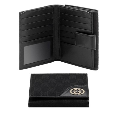 Noir Gucci Etuis Pour Cartes Cuir